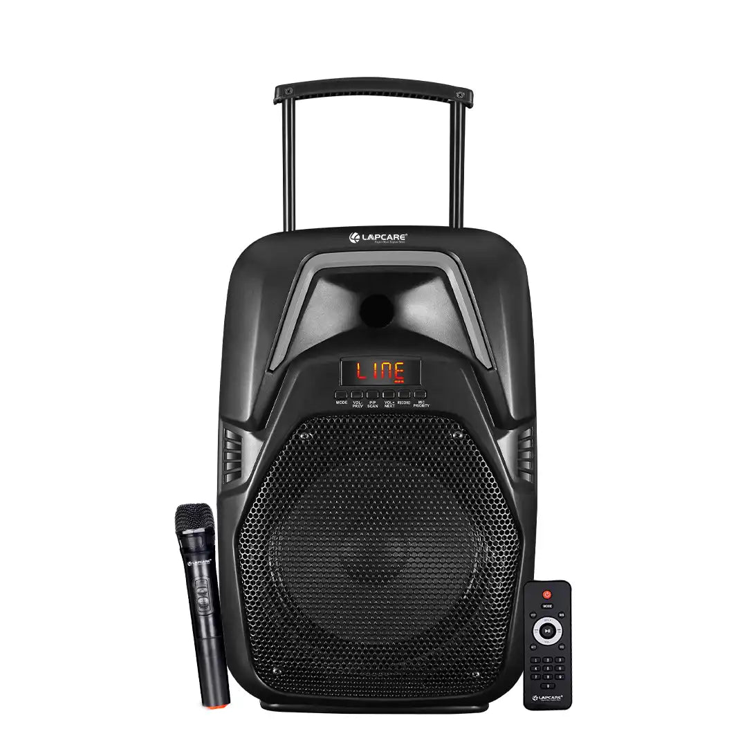 LAPSONIC IV 40W Portable Trolley Speaker with Wireless Mic (LTS-612)