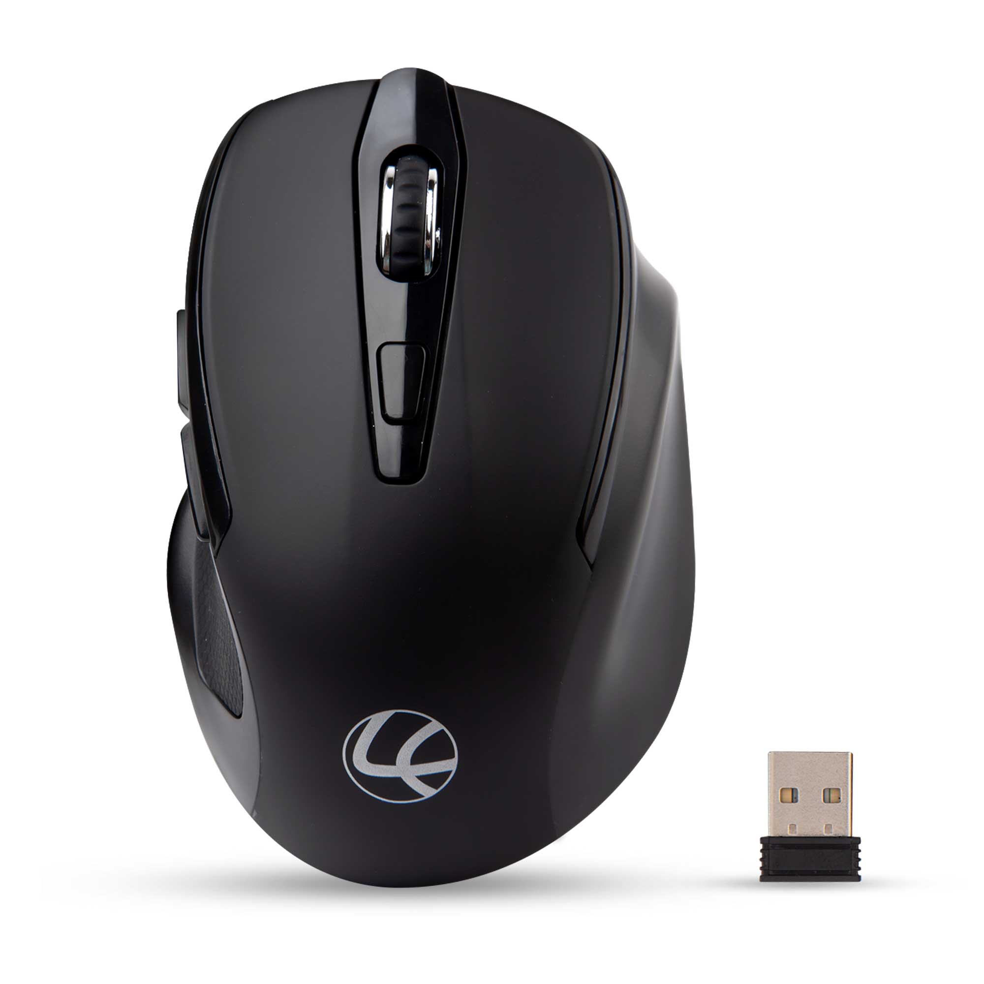 Goodie Wireless Mouse 6 button, 1600 dpi - Black