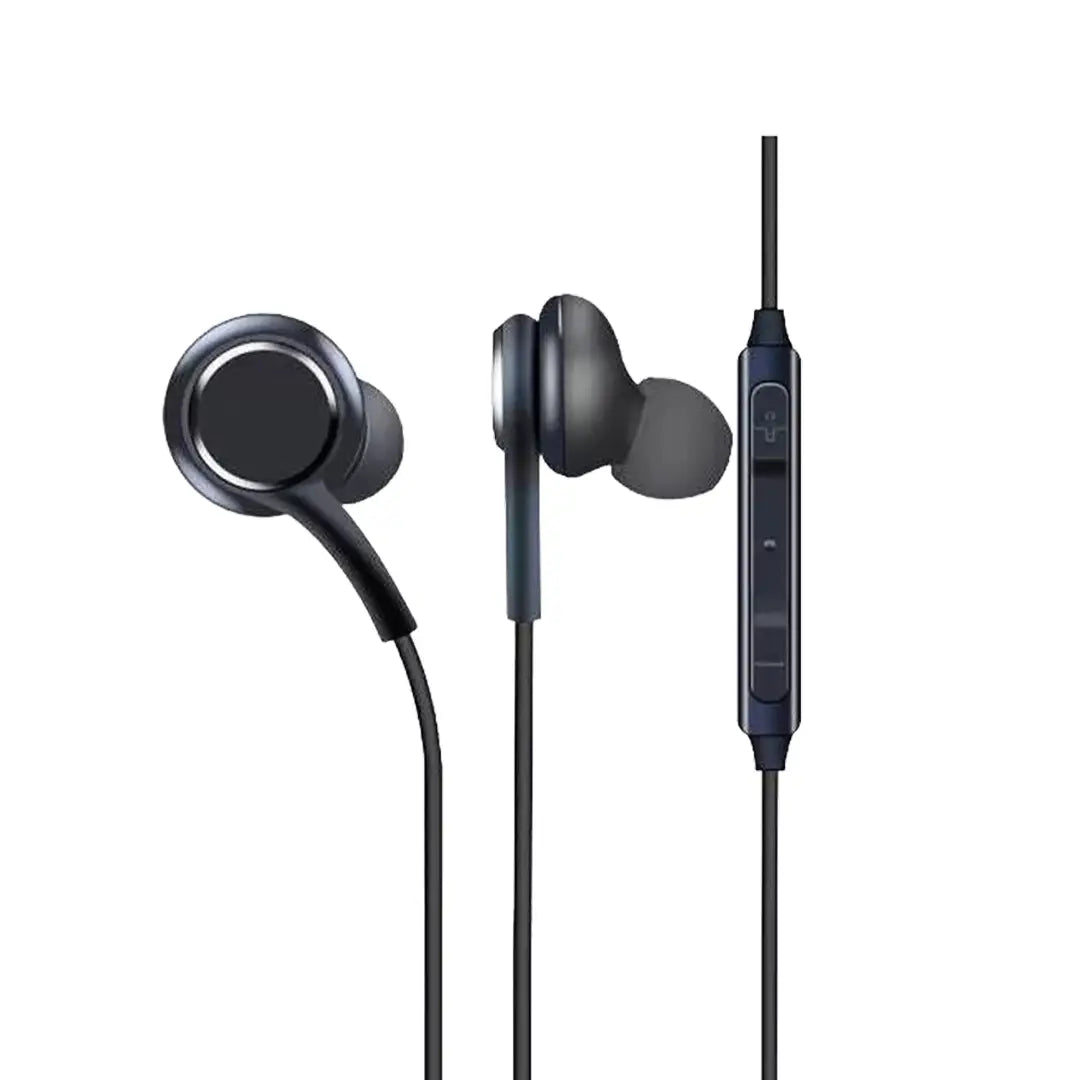 C Woobuds Wired Earbuds with inbuilt MIC Black (LBD-138)