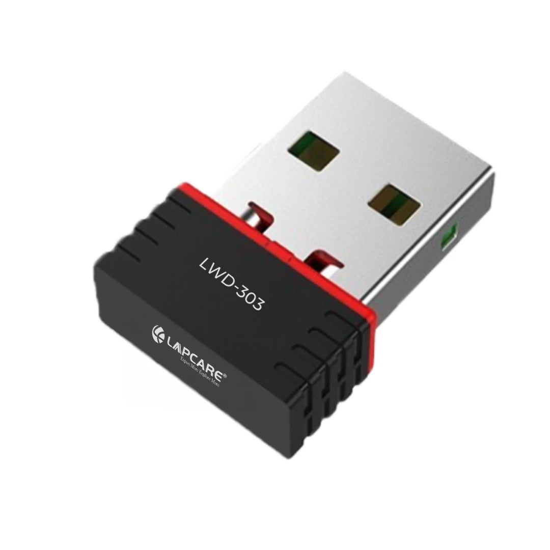 Lapcare Bluetooth 4.2+ Wireless AC 650Mbps NANO USB 2.0 Adapter (LWD-303)