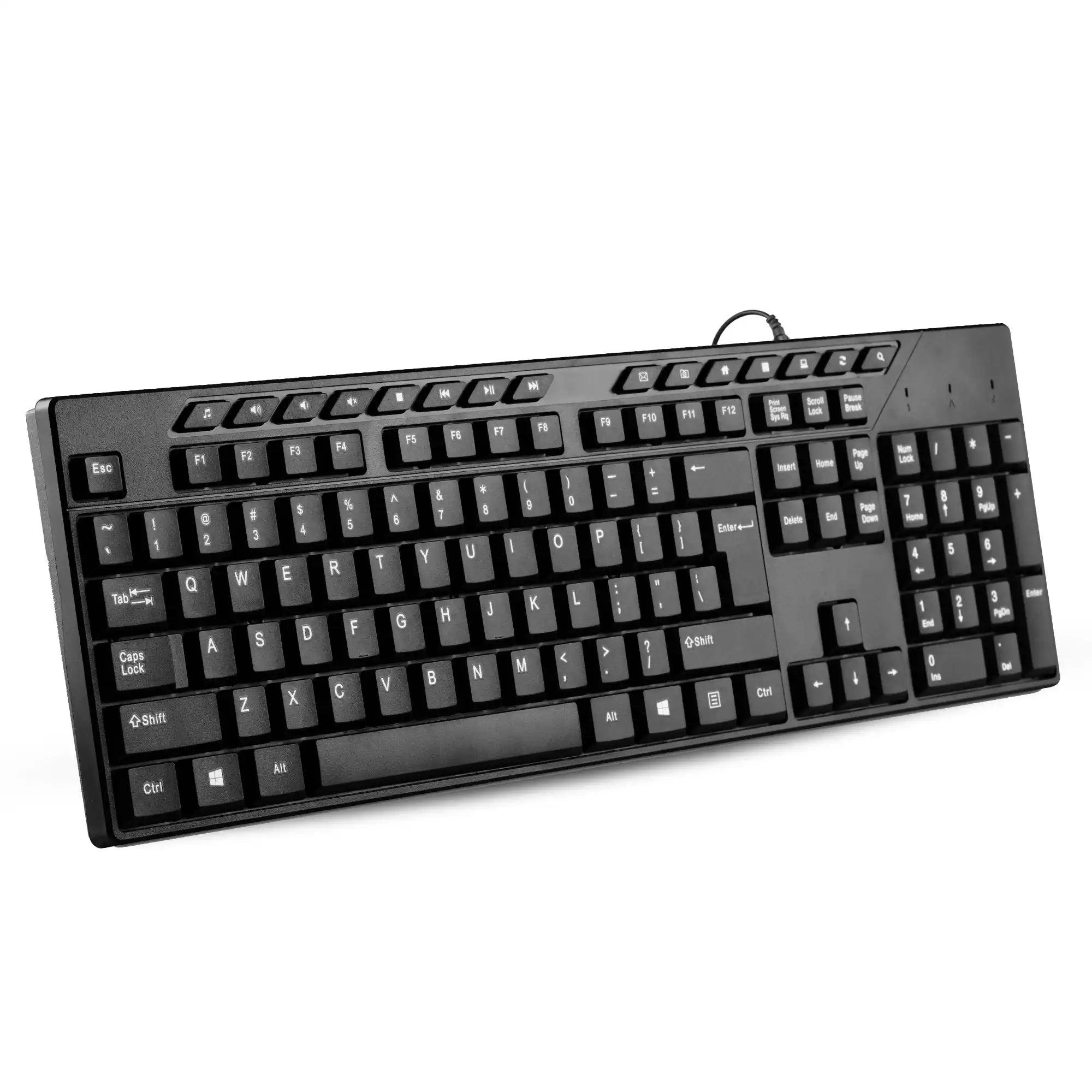 Alfa 1 Multimedia Wired USB Keyboard (LKB-300)