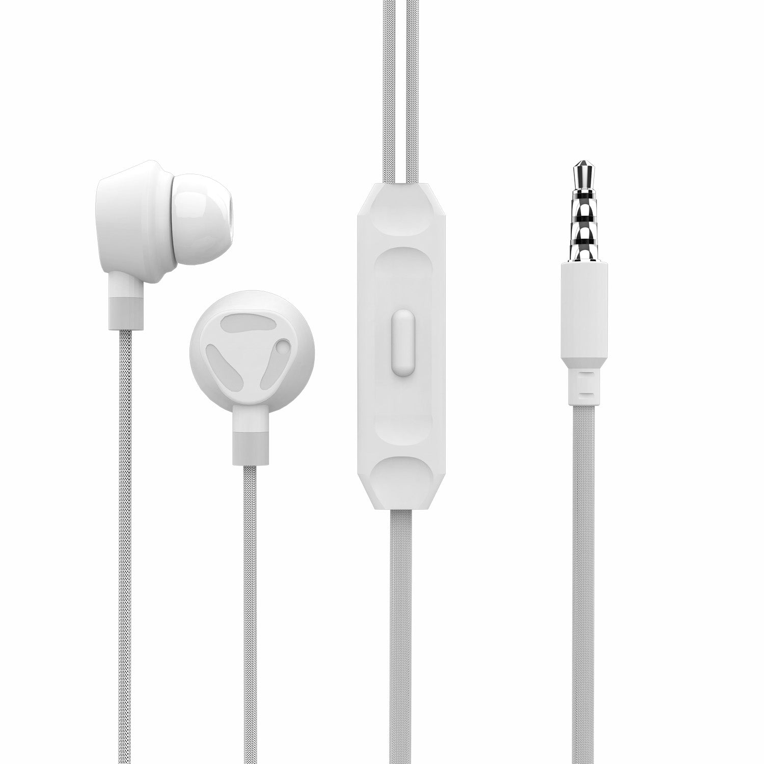 Lapcare WOOBUDS 9 Wired Earbuds with inbuilt MIC (White) (LBD-702)