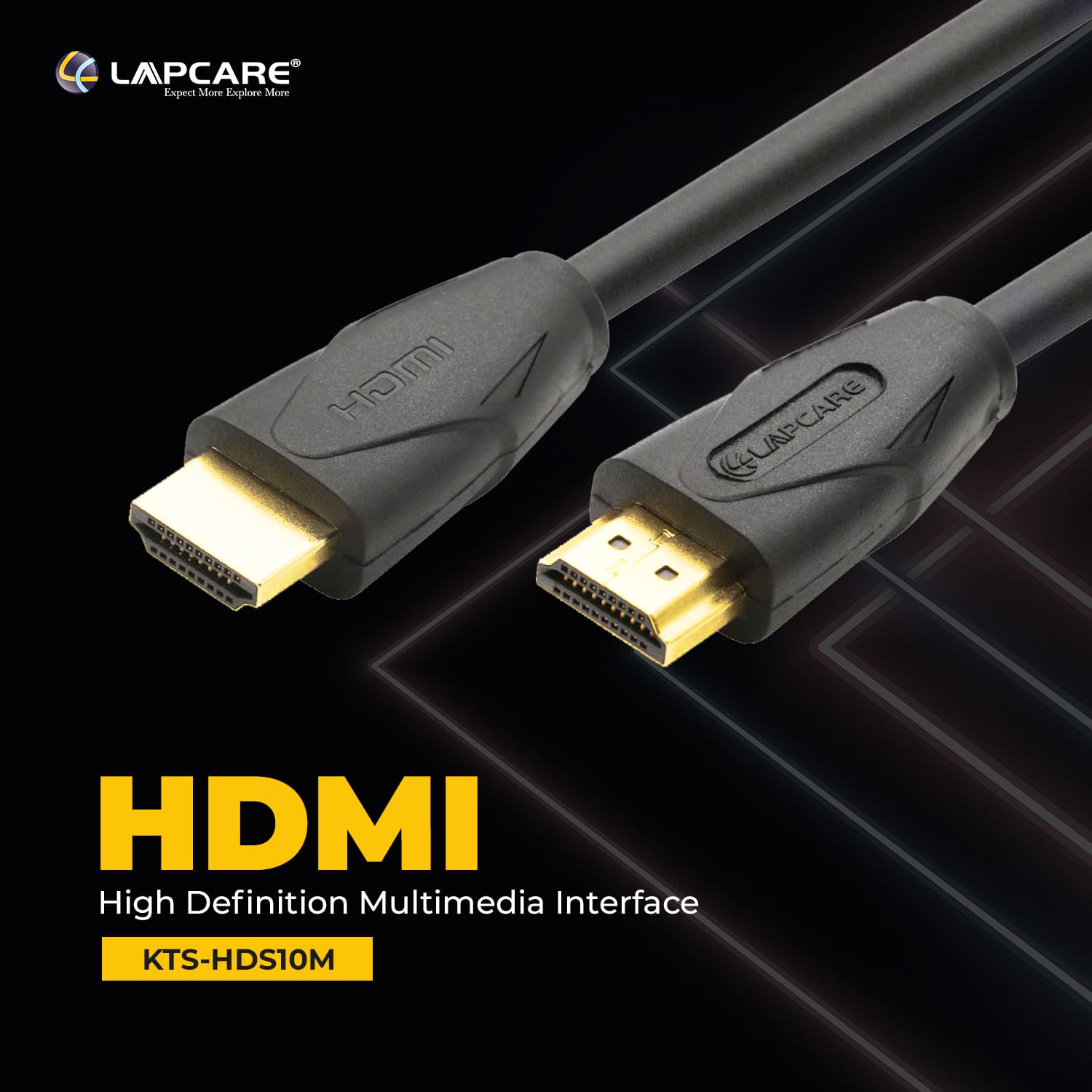 CABLE HDMI PLAT 10M 4K LUCKTEK