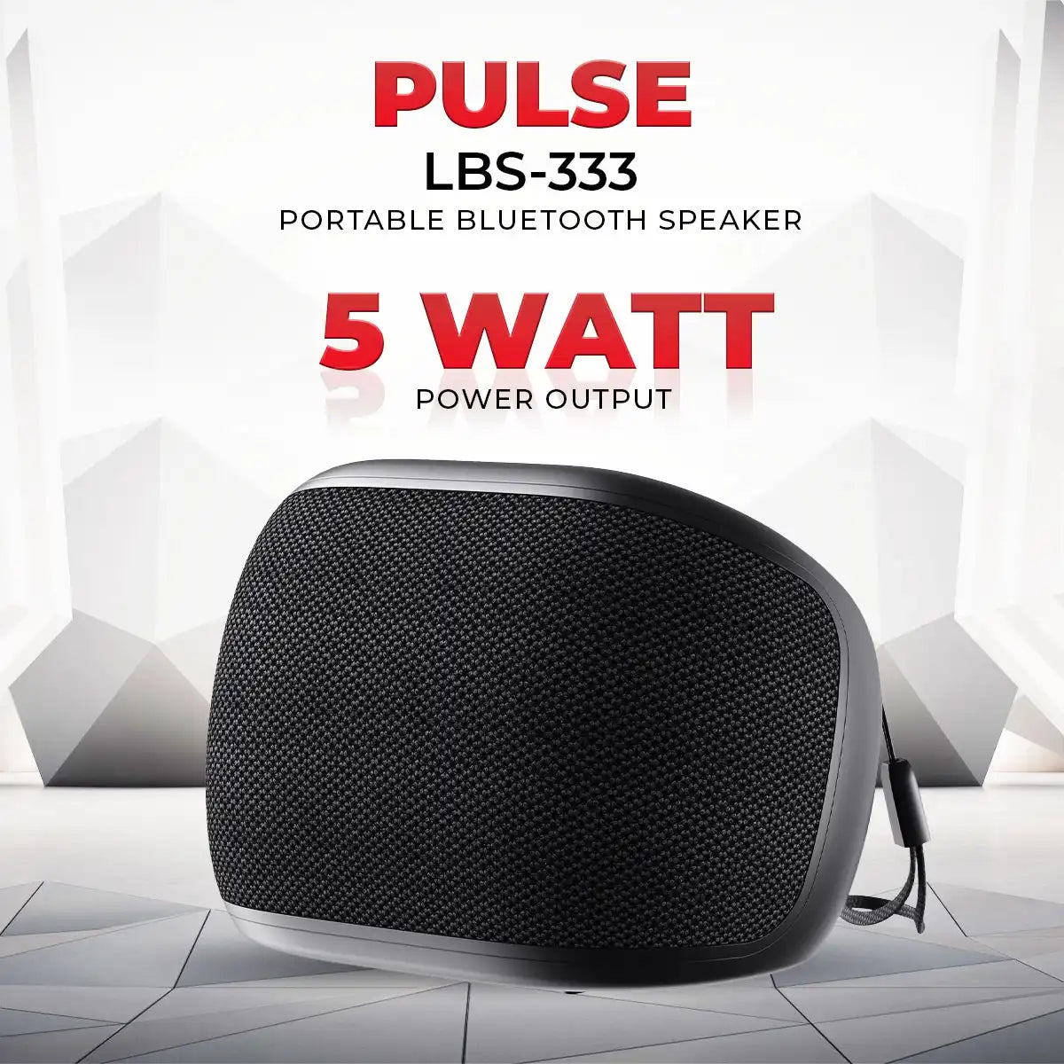 Pulse Wireless Bluetooth Speaker Black (LBS-333)