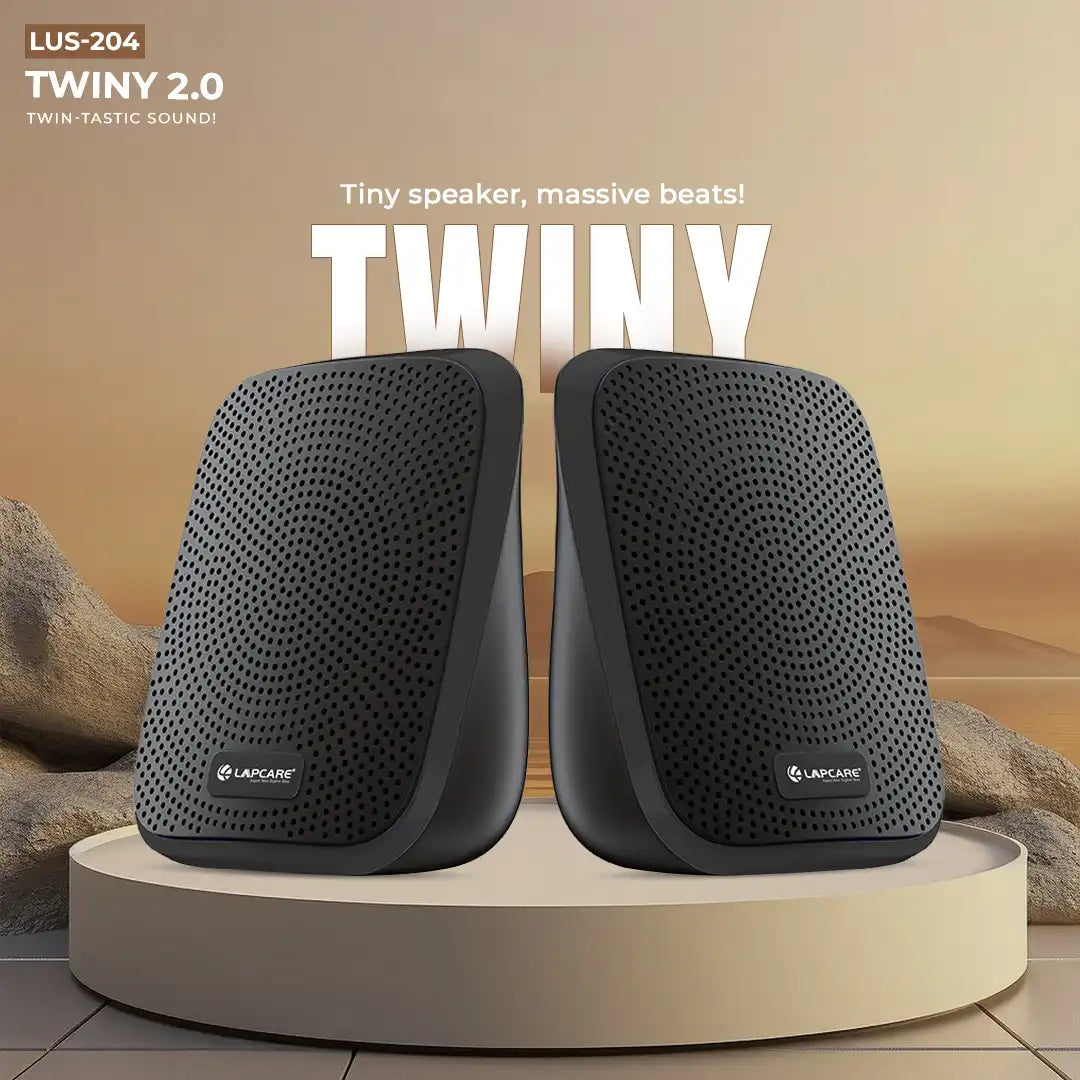 Twiny 2 computer speaker Black (LUS-204)