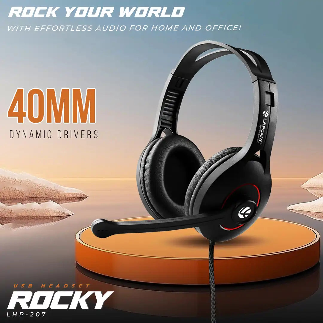 Rocky USB WIRED Headset (LHP-207)