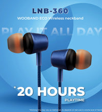 WOOBAND ECO Wireless neckband Blue (LNB-360)