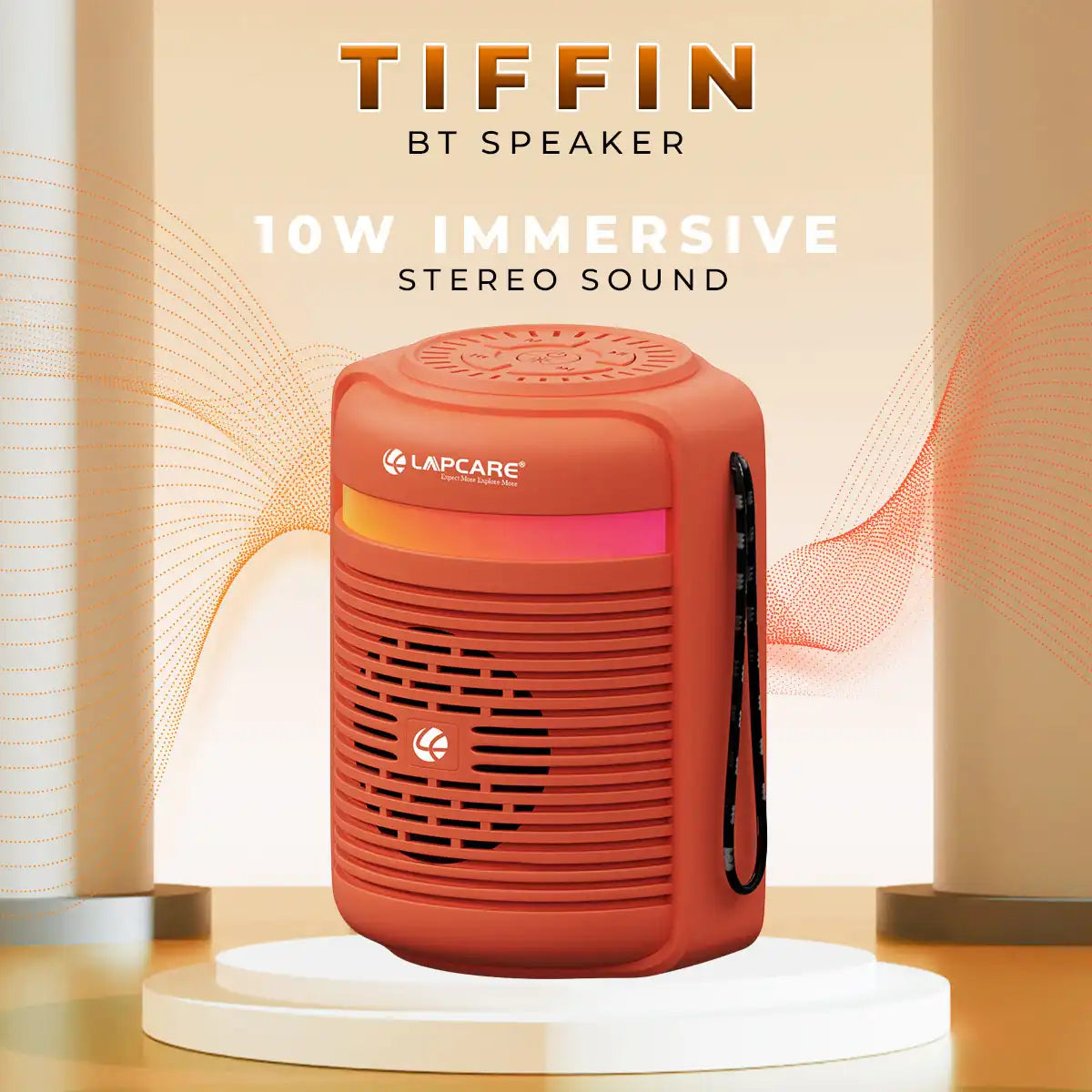 Tiffin Portable 10W BT Speaker Orange (LBS-300)