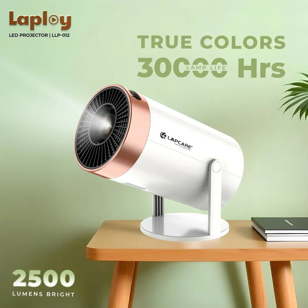 Laplay LLP-012 BT V5.0 LED Projector with 150 ANSI, 2500 Lumens (LLP-012)