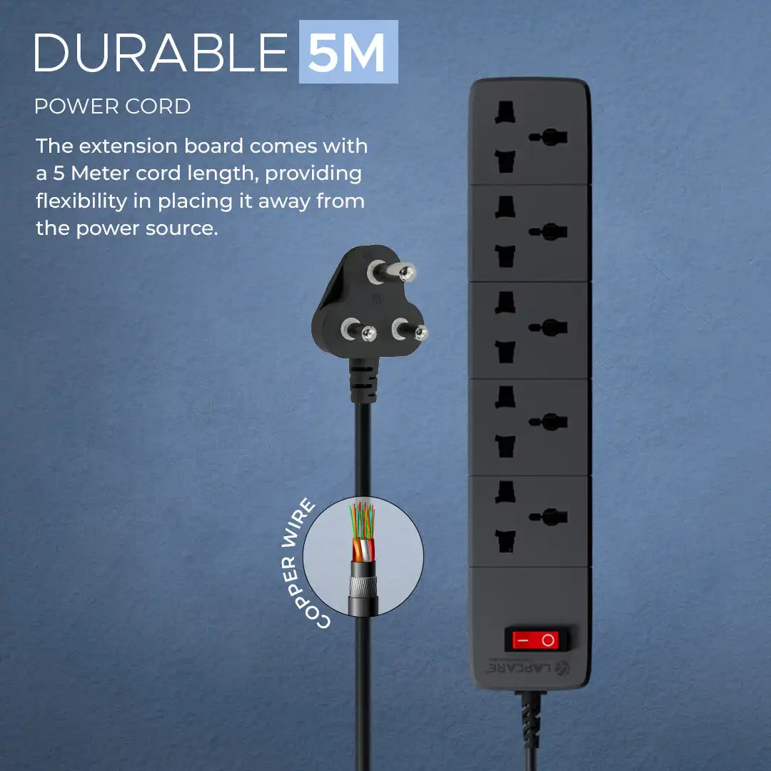 SURGEE 5 (5M Cord Length) Multiplug Extension Board