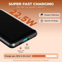 Ginne I 10000mAh Power Bank Black (LPB-432)