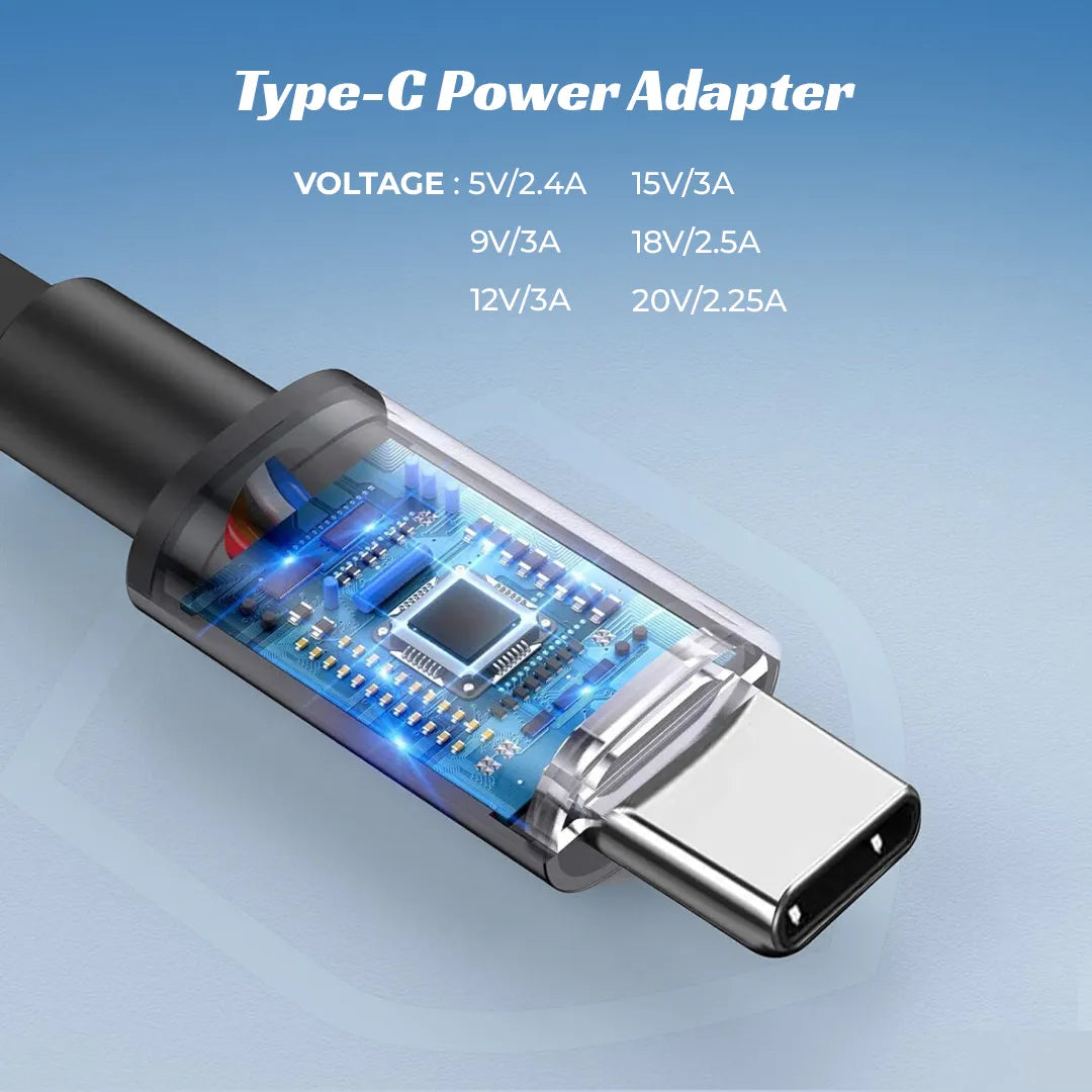 Type-C 45W Universal Laptop Adapter