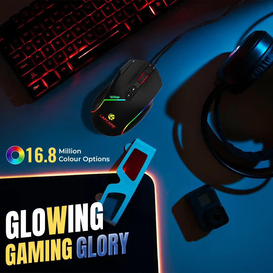 Champ LGM-108 7200dpi RBG Gaming Mouse