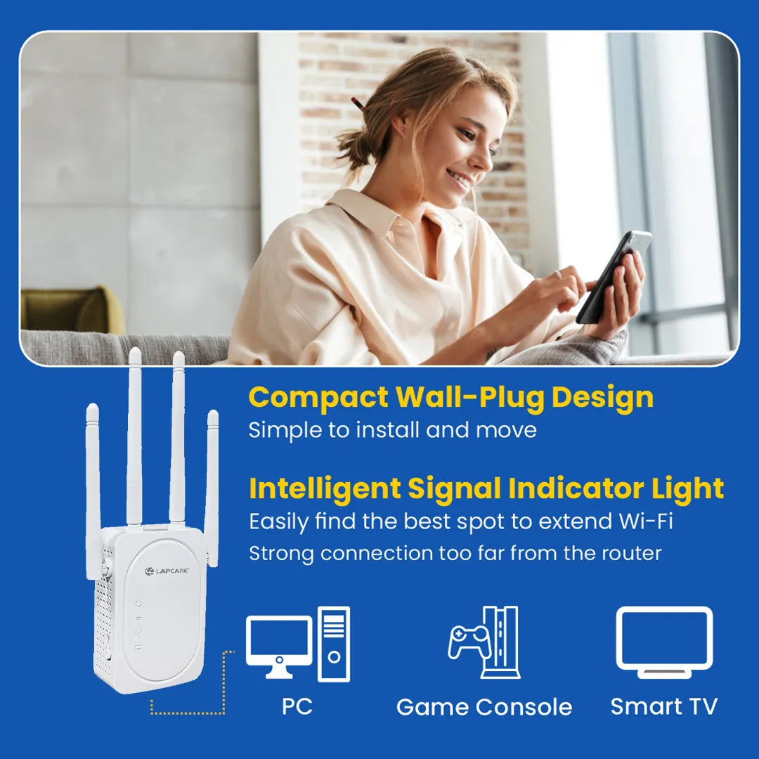 AC1200 Dual Band Wireless Range Extender (LRE-701)