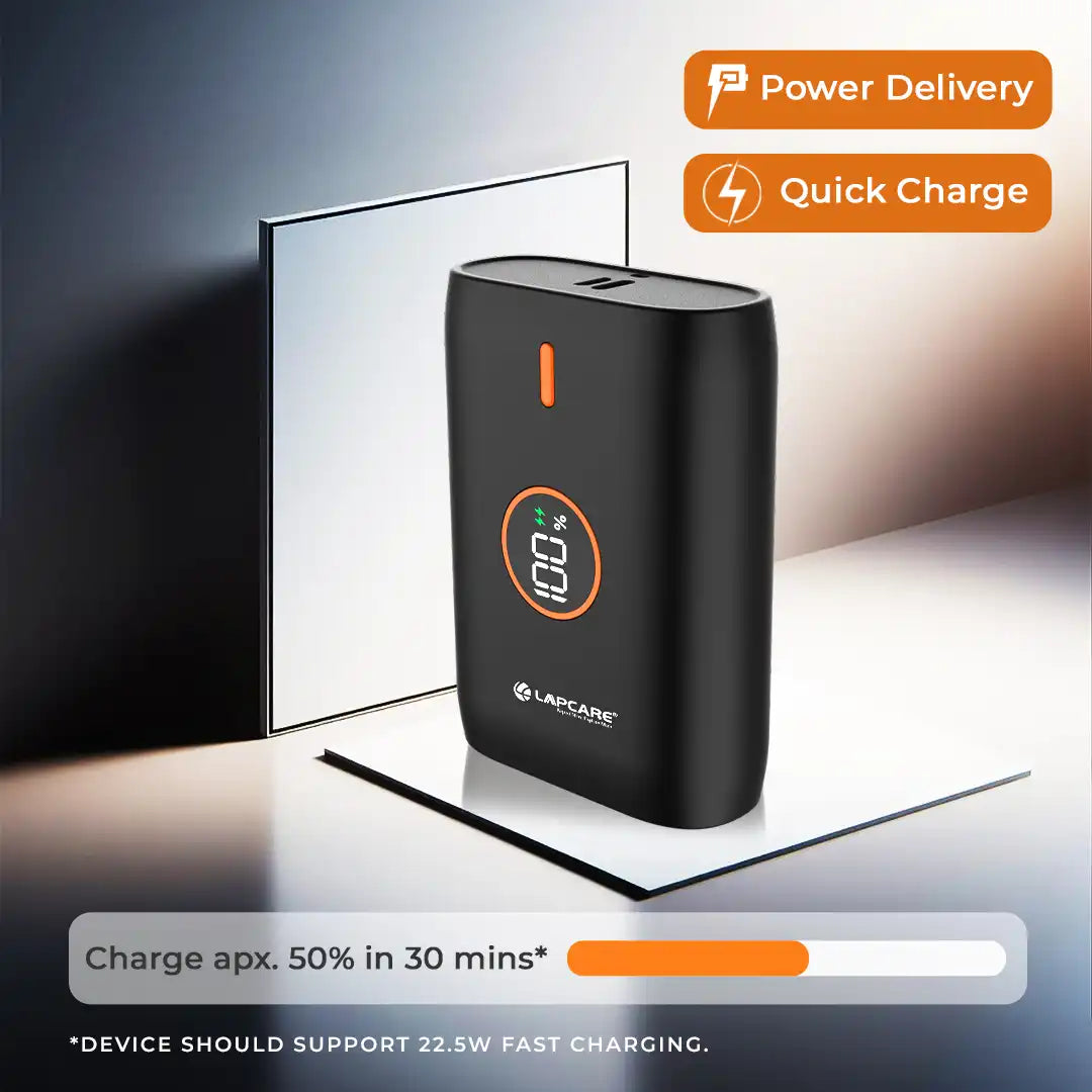 ORANGE I 10000 mAh Pocket Size Power Bank (LPB-516)