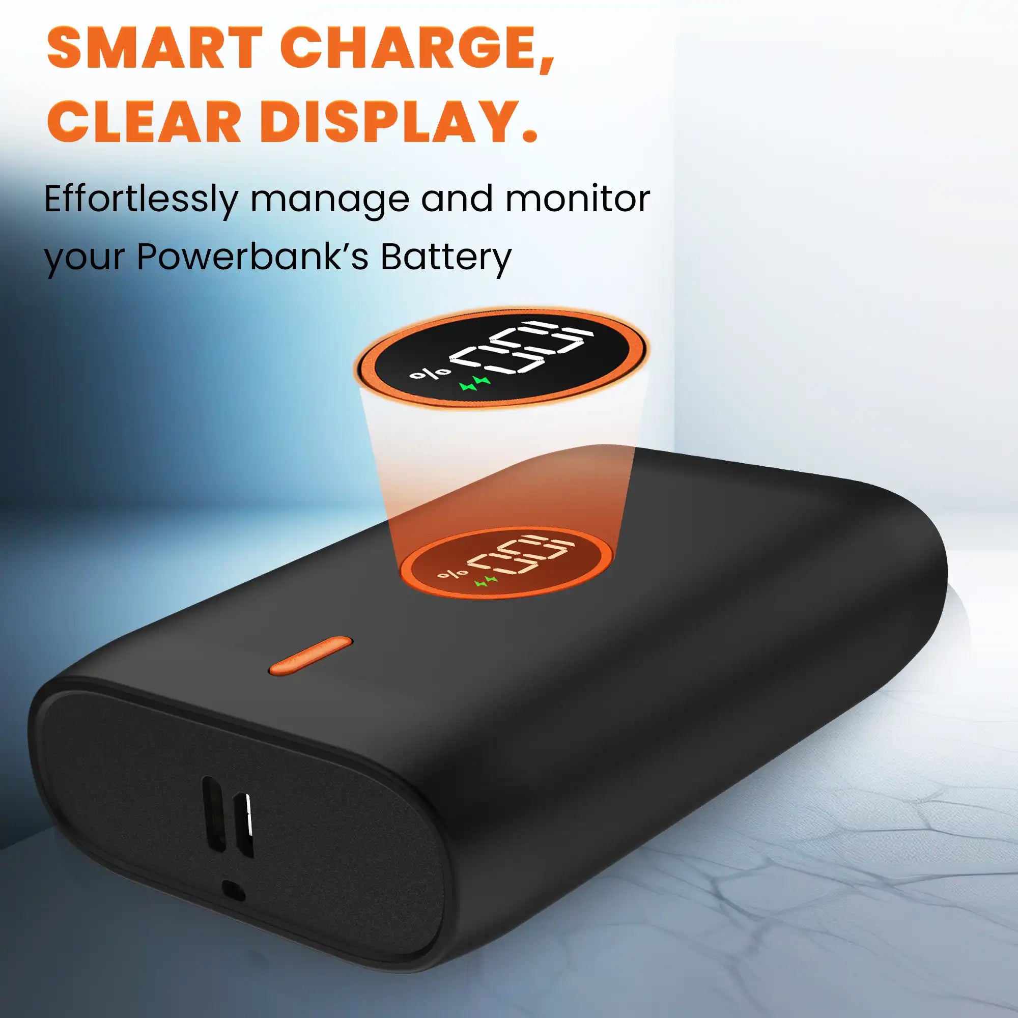 ORANGE I 10000 mAh Pocket Size Power Bank (LPB-516)