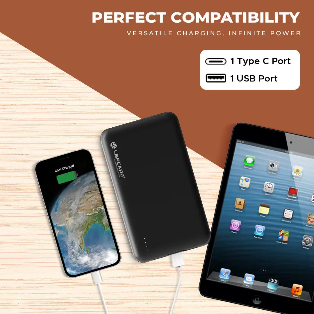 Ginne I 10000mAh Power Bank Black (LPB-432)