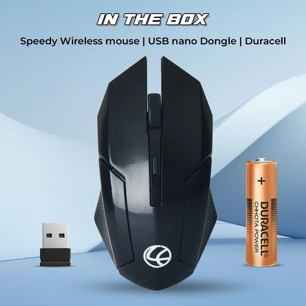 Speedy Wireless Mouse Black (LWM-666)