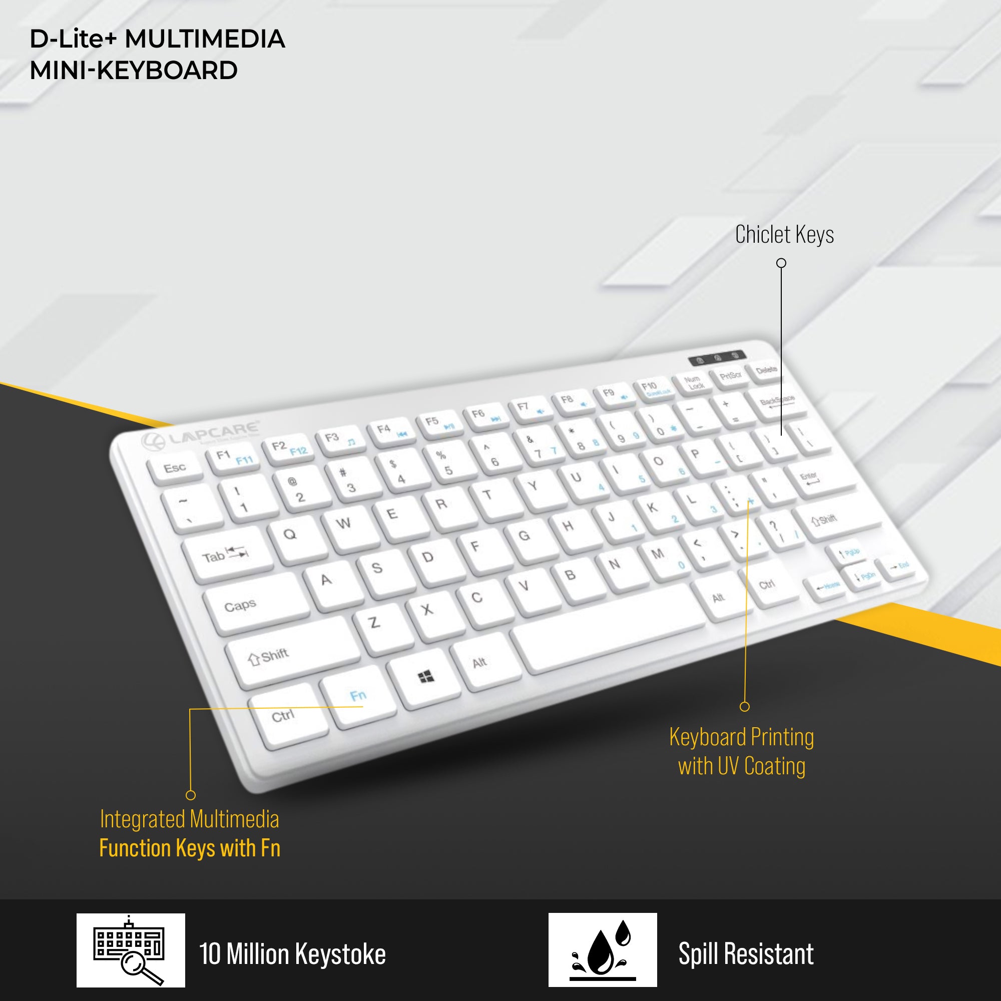 D-Lite Mini Wireless KBD (D-Lite + Silver)