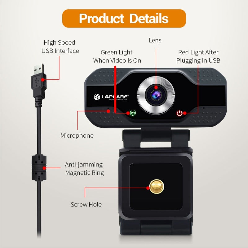 Lapcam 1080P Web Camera ( LWC-036 )