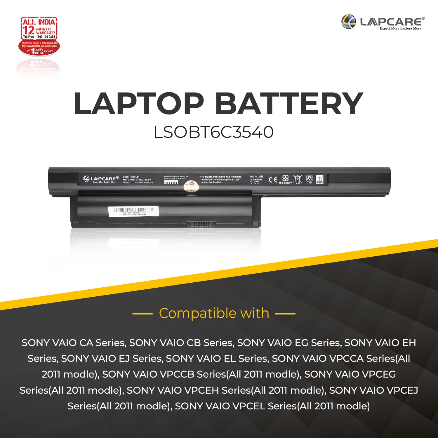 Laptop Compatible Battery For BPS-26 6C