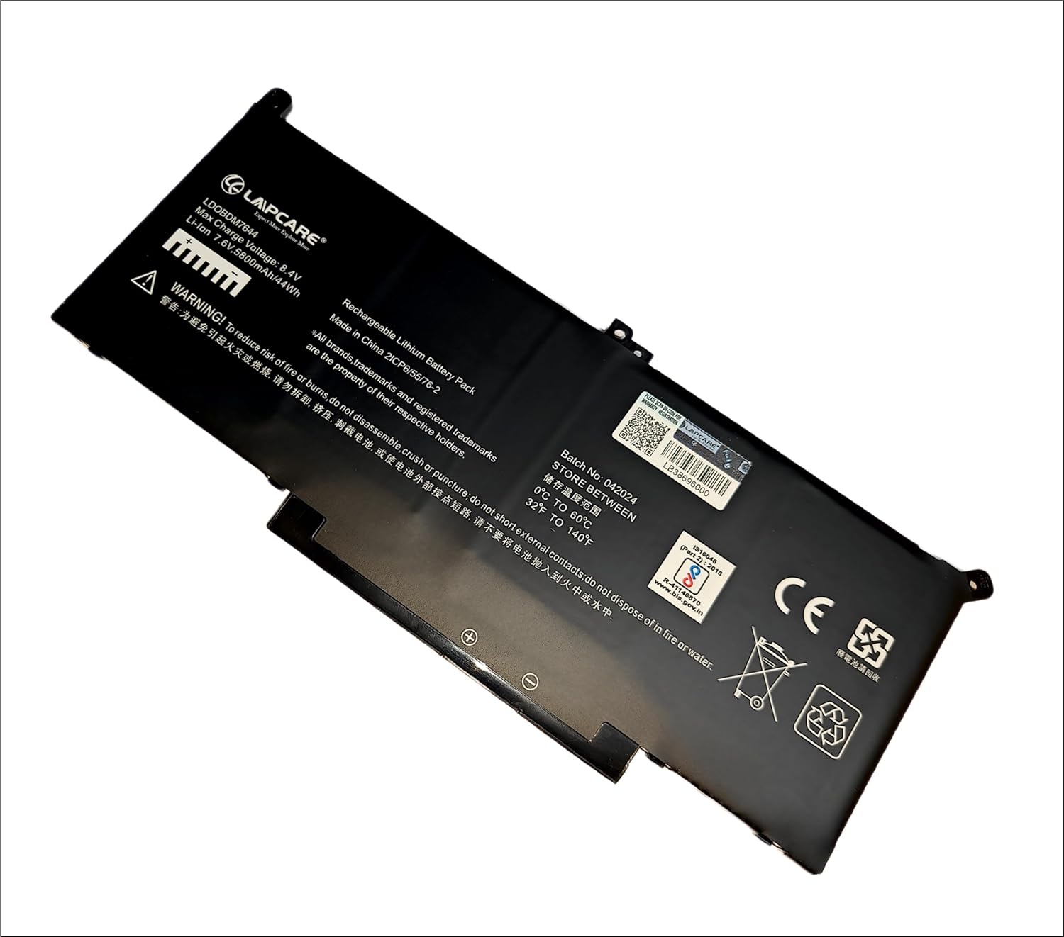 Laptop Compatible Battery For Dell Latitude E7280/E7480 60Whr 4C Bat (DM3WC)