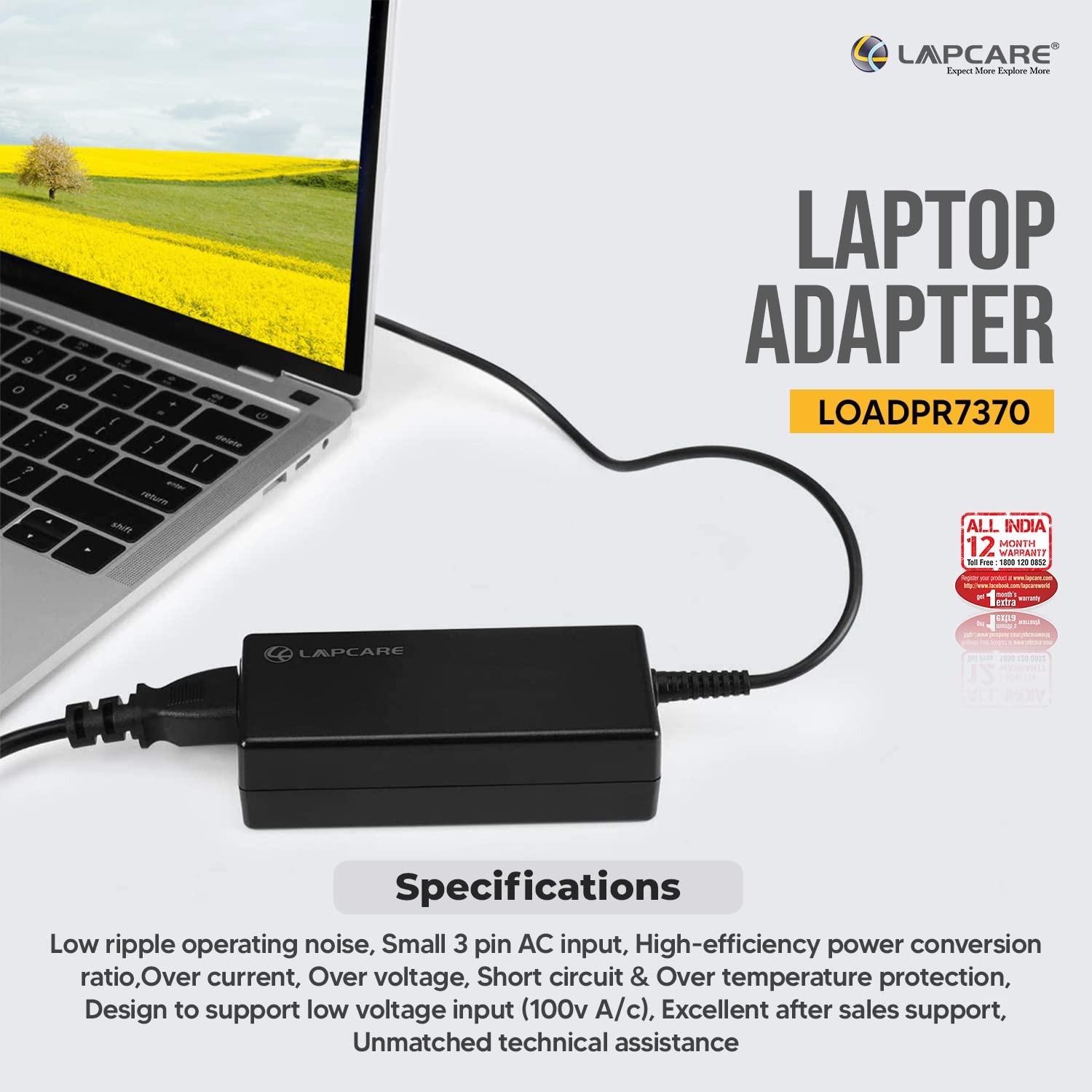 Laptop adaptor Compatible for Microsoft Surface Pro-3 60W 15V/4A