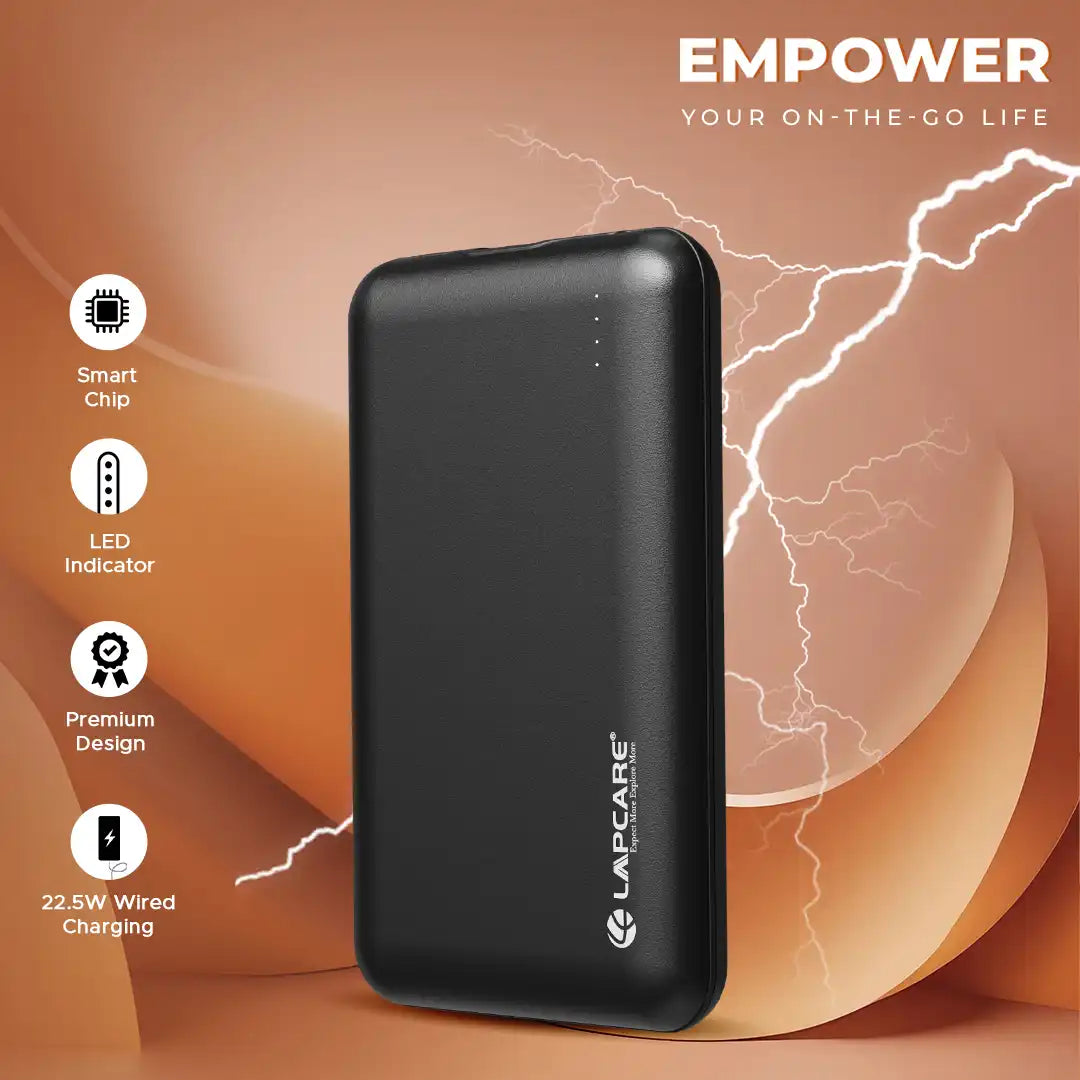 Ginne I 10000mAh Power Bank Black (LPB-432)