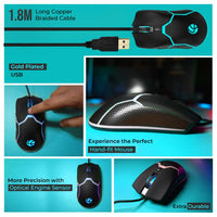 Champ Razor Gaming RBG Mouse 3600dpi (LGM-204)