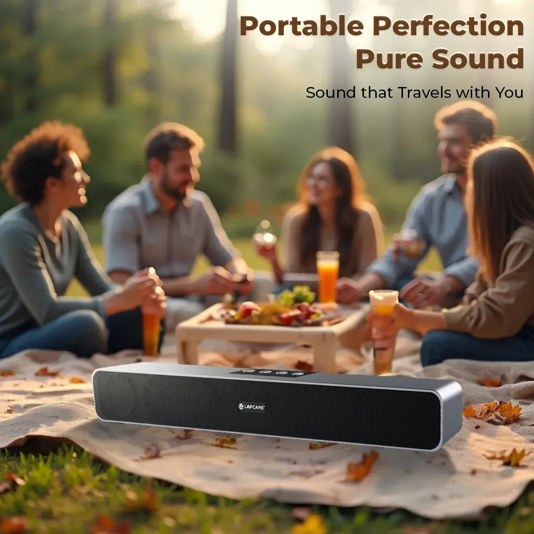 MUSI BAR 7 16W Portable BT Soundbar With Dynamic Drivers Grey (LSB-615)