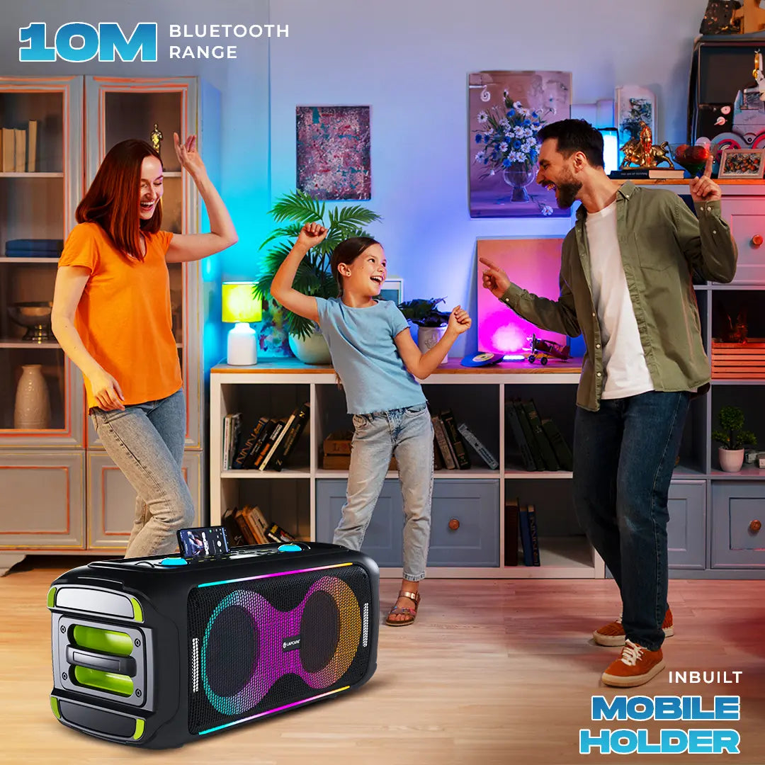 Bloom 100W RGB Light Party Speaker With Wireless Mic (LPS-402)