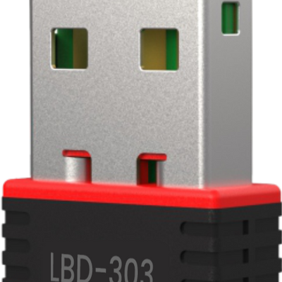 Lapcare Bluetooth 4.2+ Wireless AC 650Mbps NANO USB 2.0 Adapter (LWD-303)