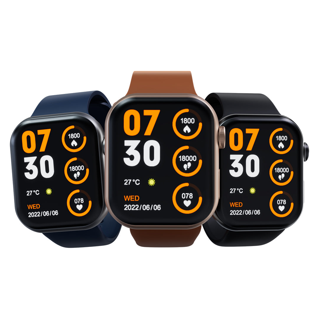 Fitso 3 BT Calling Smartwatch with Full Touch Control- Black (LSW-012)