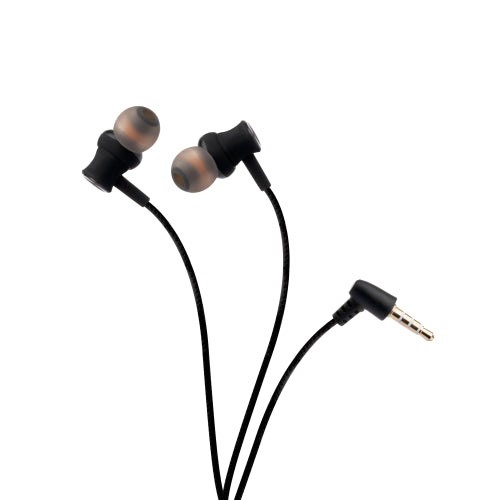 Lapcare WOOBUDS IV wired Earbuds with inbuilt MIC -Grey (LBD-204)