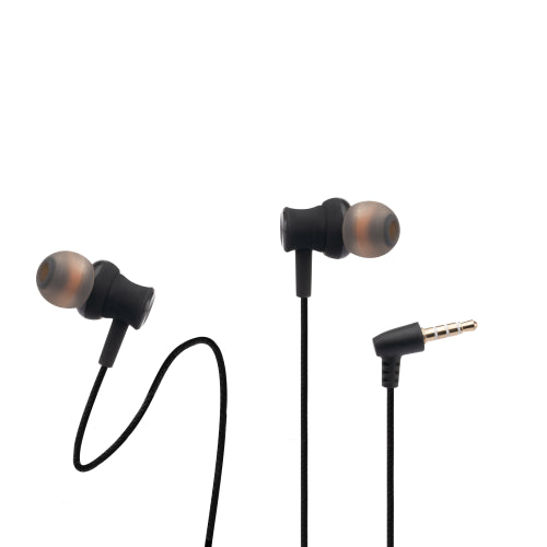 WOOBUDS IV wired Earbuds with inbuilt MIC- Grey (LBD-204)