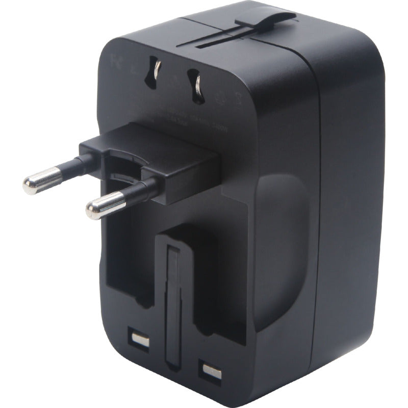 Lapcare Global Trotter USB & Type-C Ports 2Pin Travel Adaptor Plug (LIA-003)