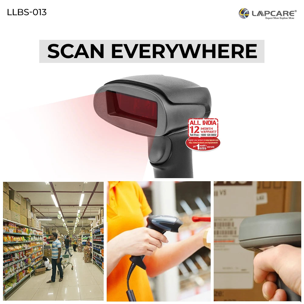 1D WIRED  BARCODE SCANER LLBS-013