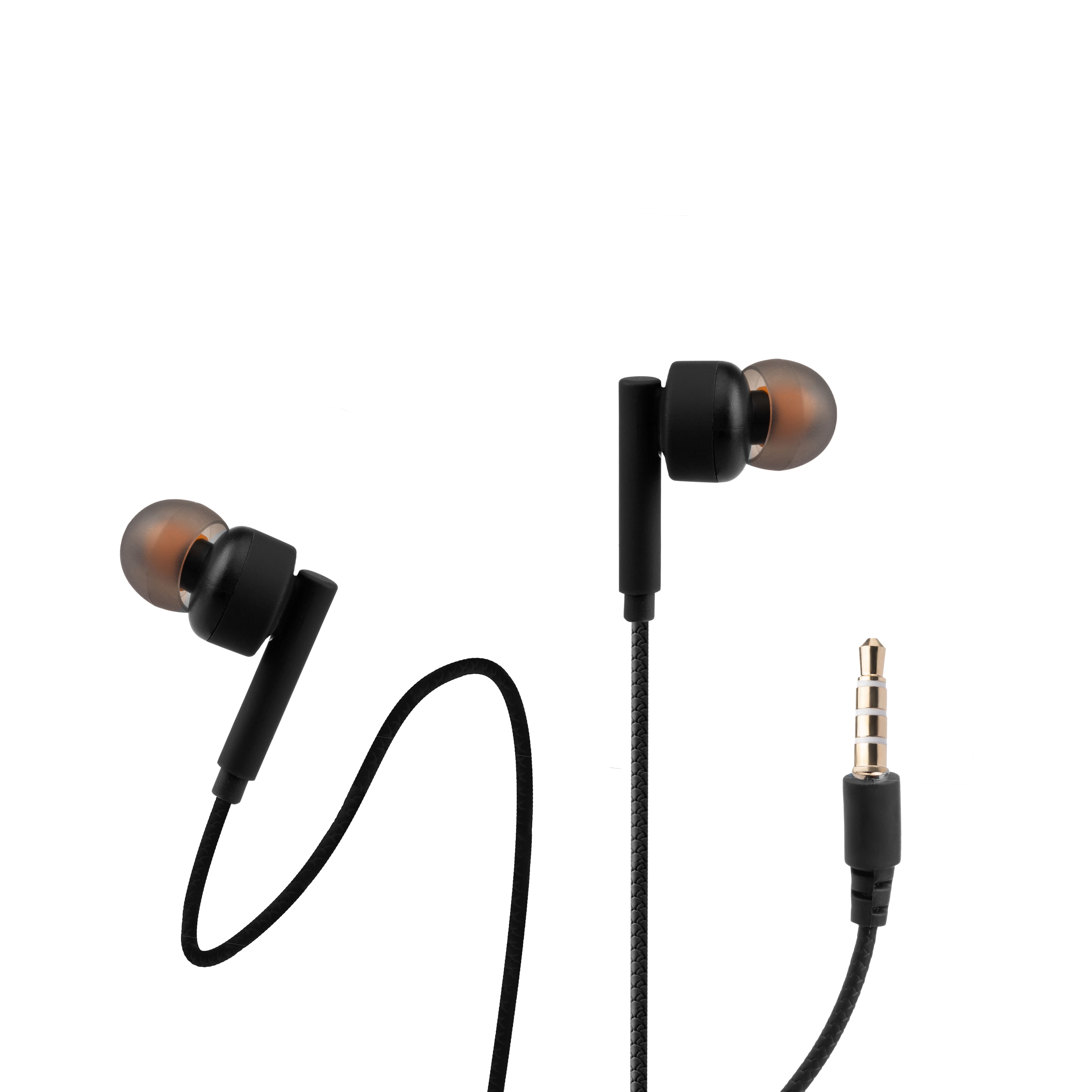 WOOBUDS VI wired Earbuds with inbuilt MIC- Black (LBD-606)