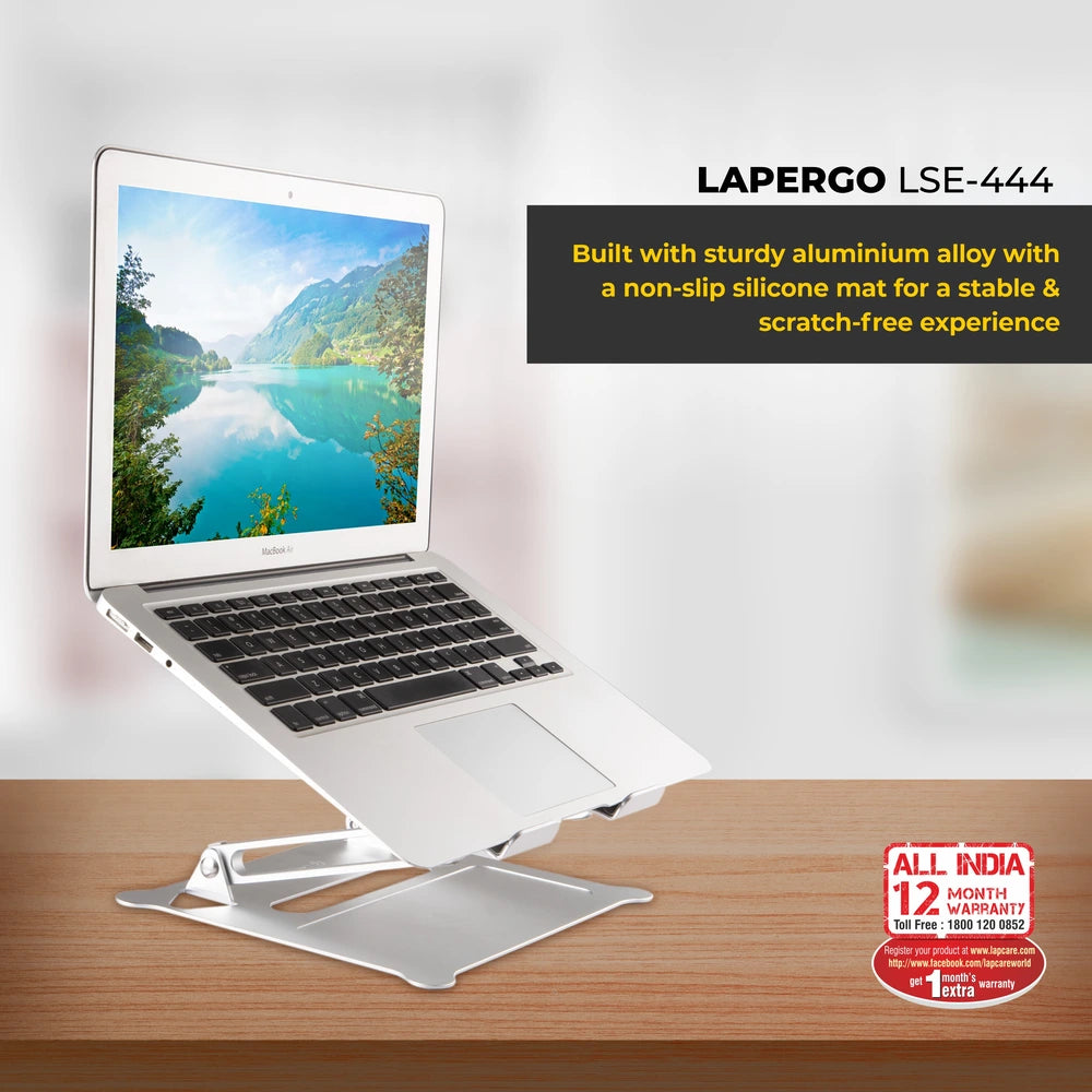 LAPERGO - Aluminum Multi Level Laptop Stand upto 17" Laptop