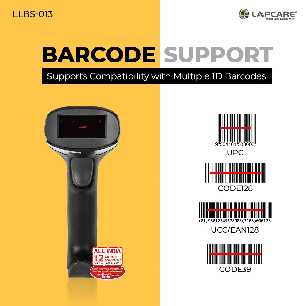 1D WIRED  BARCODE SCANER LLBS-013