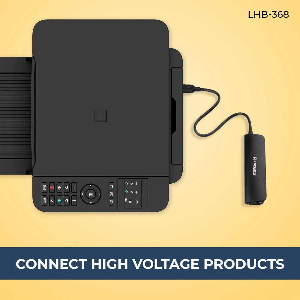 4 Port 3 USB Hub with Power port & 30CM cable