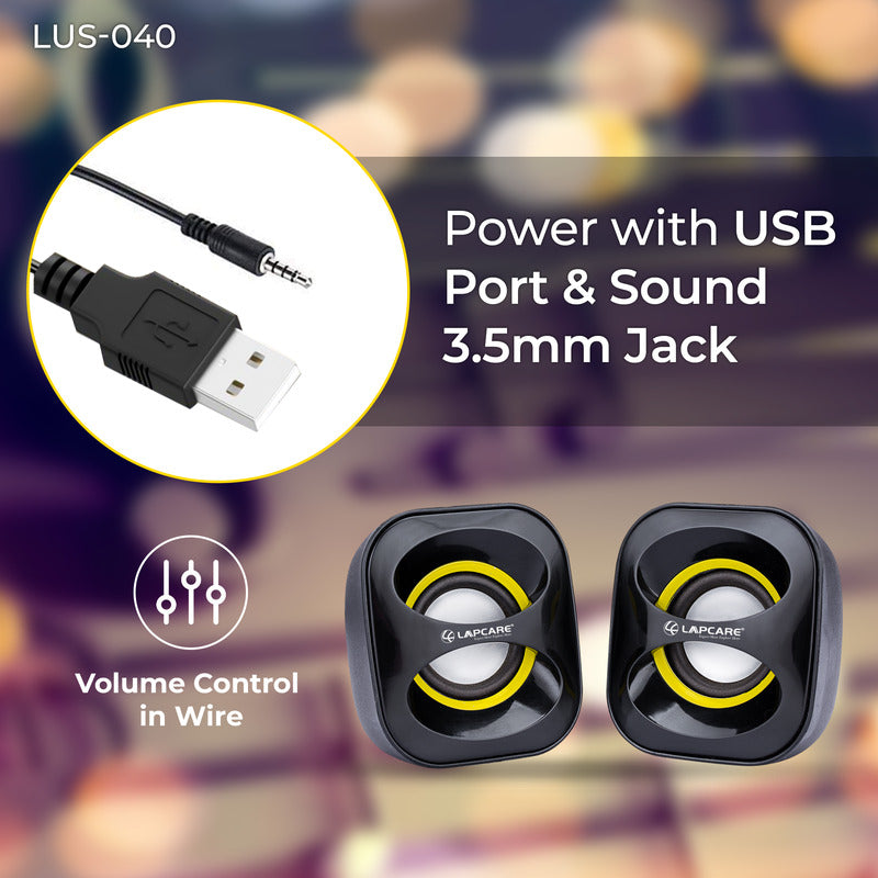 USB 2.0 SPEAKER 3W*2 (LUS-040)